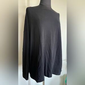 AllSaints black off shoulder loose sweater. Small